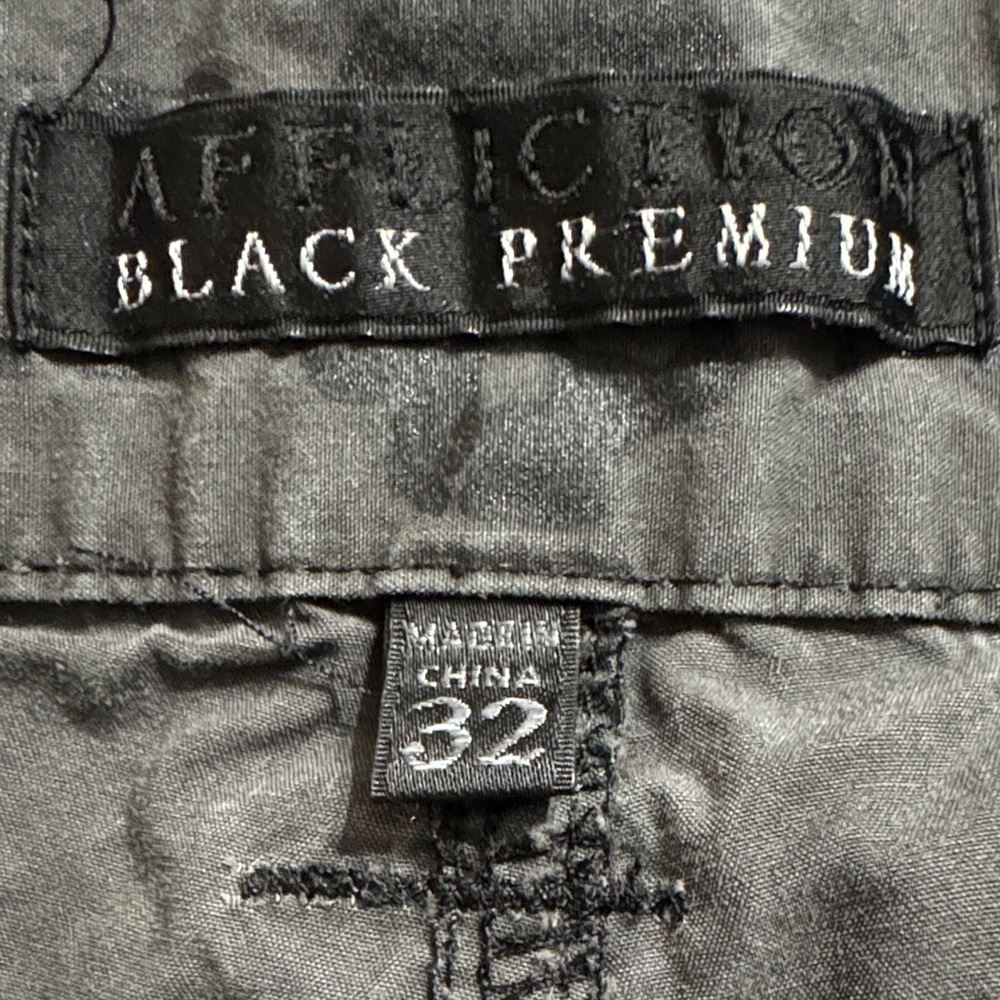 Affliction Charcoal Black Premium Shorts